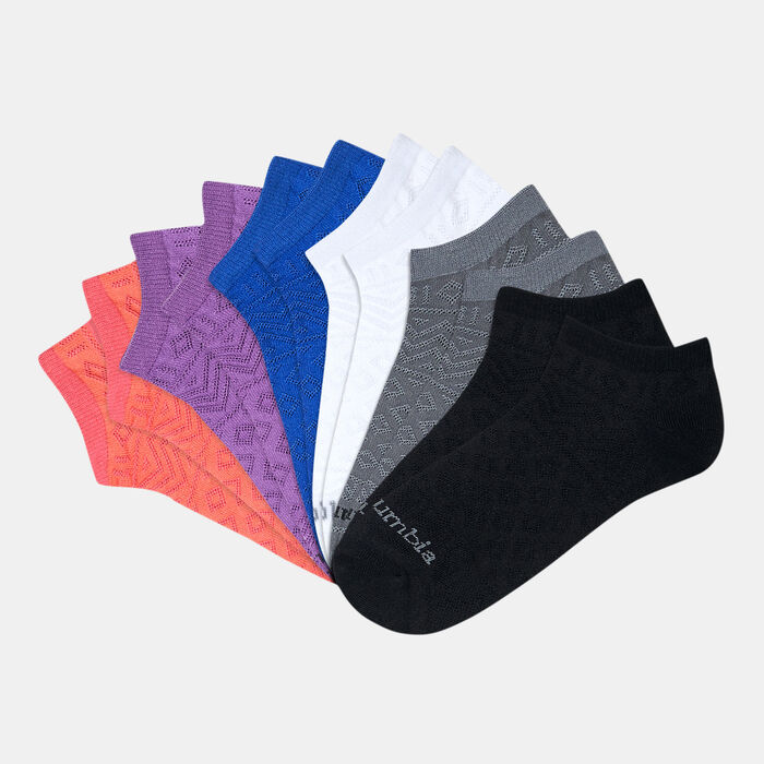 Columbia Women's Pattern Mesh No Show Socks Grey Columbia Women's Pattern Mesh No Show Socks Grey image number 0