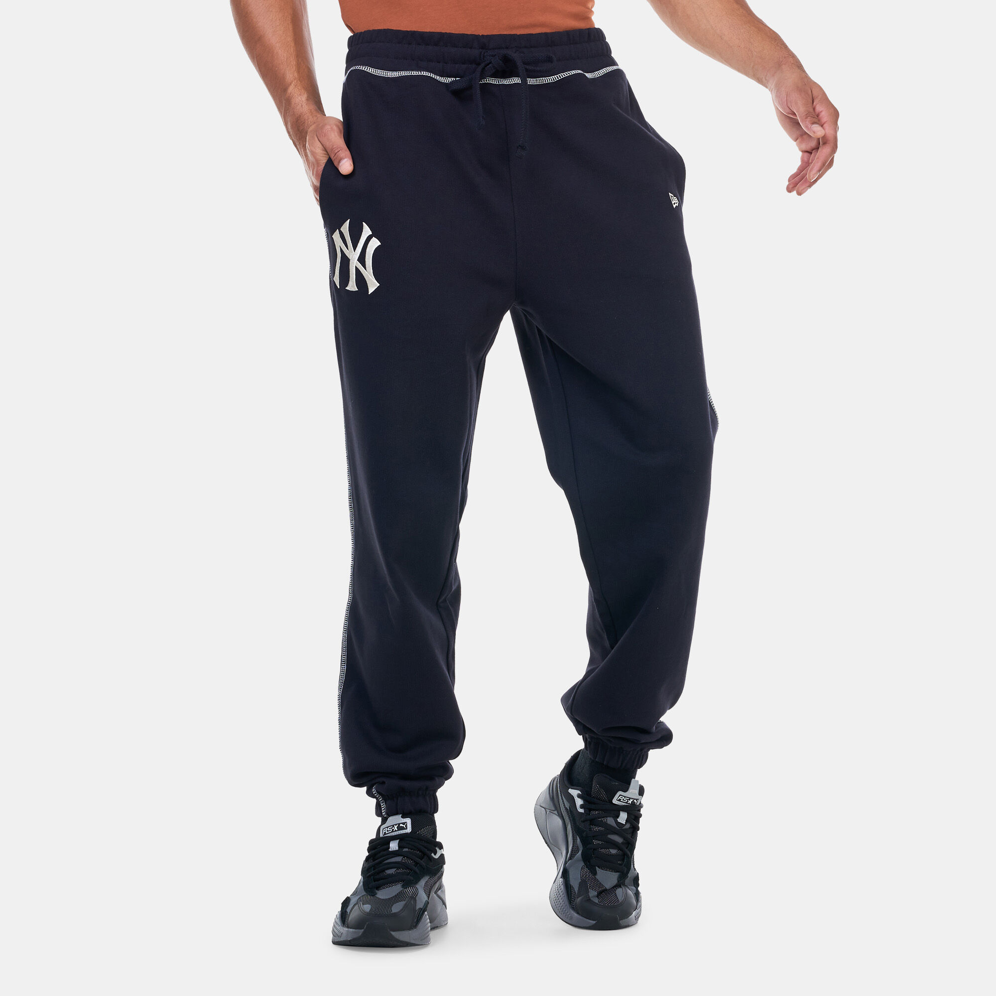 Men s MLB New York Yankees Lifestyle Joggers Blue New Era in Qatar SSS