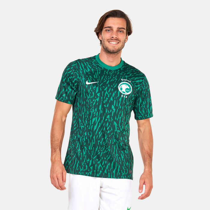 Nike Men's Saudi Arabia Stadium Away Jersey - 2022/23 Green Nike Men's Saudi Arabia Stadium Away Jersey - 2022/23 Green image number 0