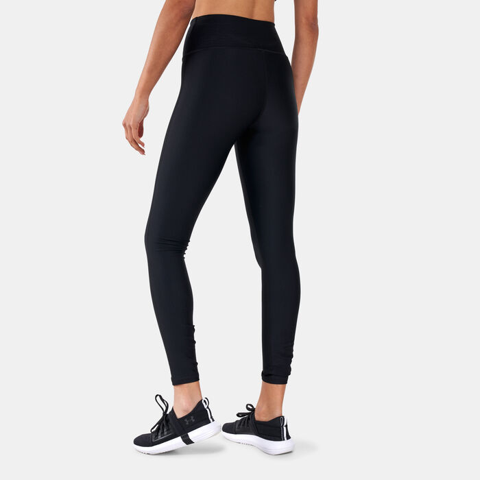 Under Armour Women's HG Armour Branded Leggings Black Under Armour Women's HG Armour Branded Leggings Black image number 1