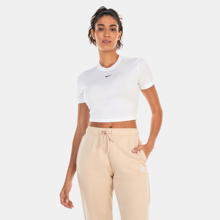 Nike Women's Sportswear Essential Crop Top White Nike Women's Sportswear Essential Crop Top White image number 0