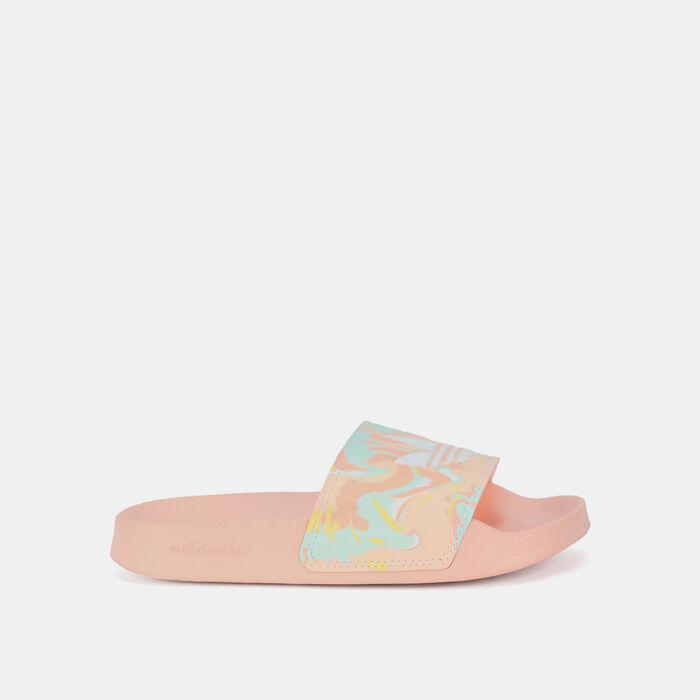 adidas Originals Kids' Adilette Lite Slides Pink image number 1