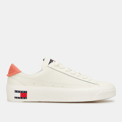 Tommy Hilfiger Women's Jeans Vulcanized Low-Top Shoes White