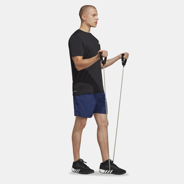 adidas Men's Train Essentials Stretch Training T-Shirt Black adidas Men's Train Essentials Stretch Training T-Shirt Black image number 2
