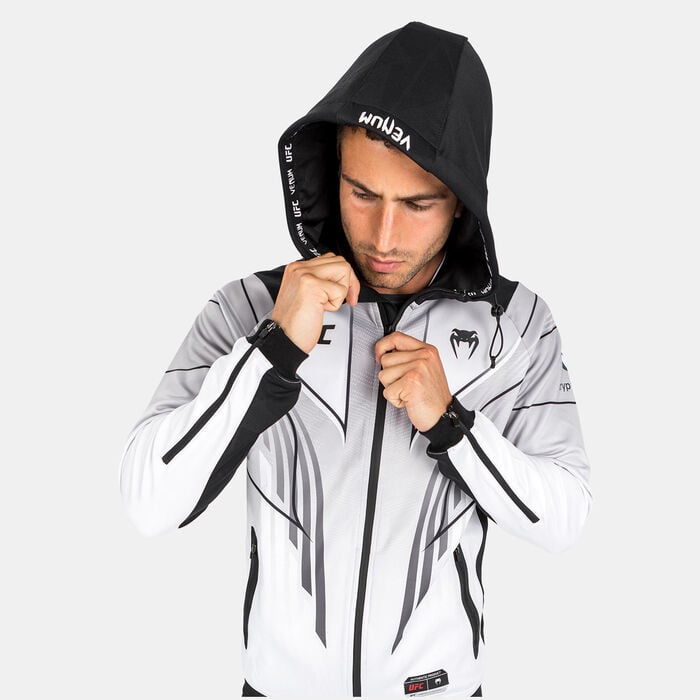 Venum Men's x UFC Authentic Fight Night 2.0 Walkout Hoodie White Venum Men's x UFC Authentic Fight Night 2.0 Walkout Hoodie White image number 3