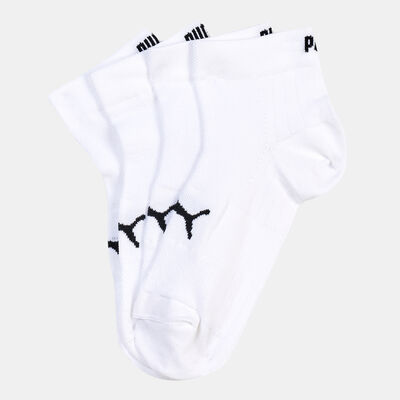 PUMA Men's Sport Light Quarter Socks (2 Pack) White