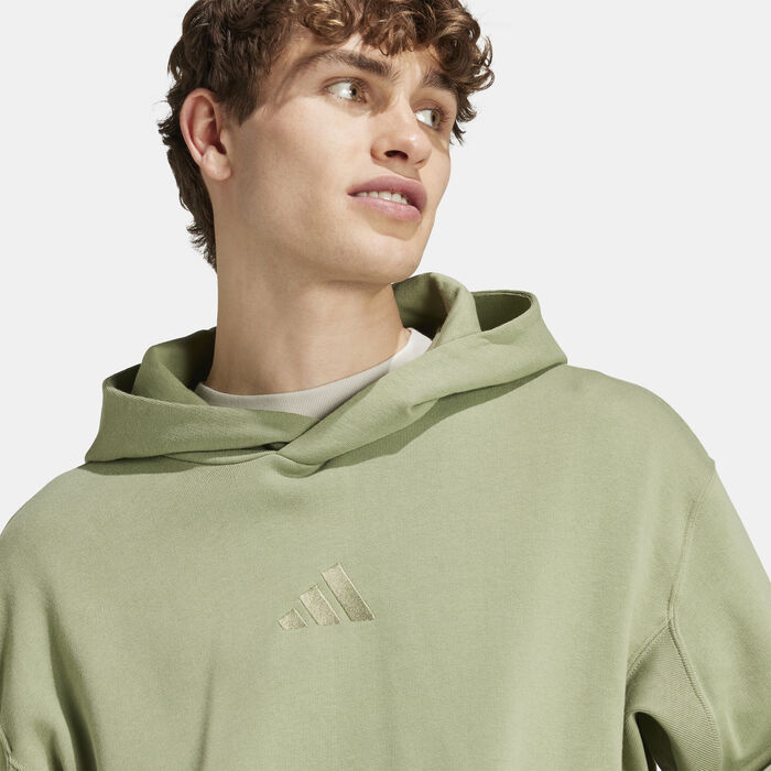 adidas Men's ALL SZN Hoodie Green image number 3