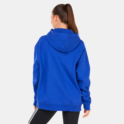 adidas Women's Oversized Hoodie Blue adidas Women's Oversized Hoodie Blue
