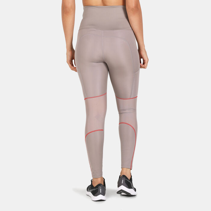 Nike Women's Air Dri-FIT Leggings Grey Nike Women's Air Dri-FIT Leggings Grey image number 1