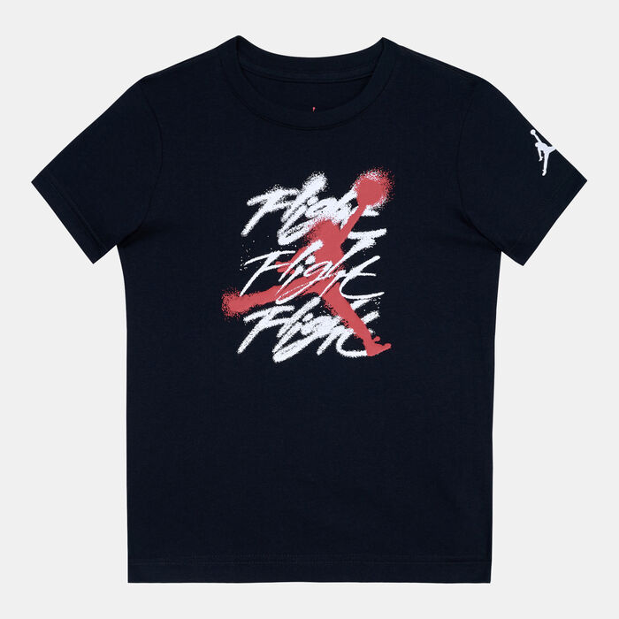 Jordan Kids' Flight Spray T-Shirt Black Jordan Kids' Flight Spray T-Shirt Black image number 0