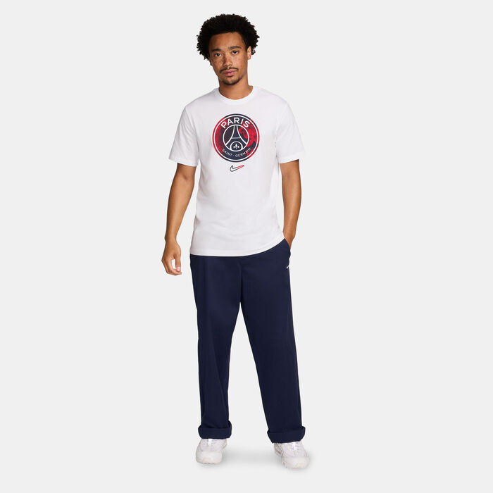 Nike Men's Paris Saint-Germain Crest T-Shirt White Nike Men's Paris Saint-Germain Crest T-Shirt White image number 2