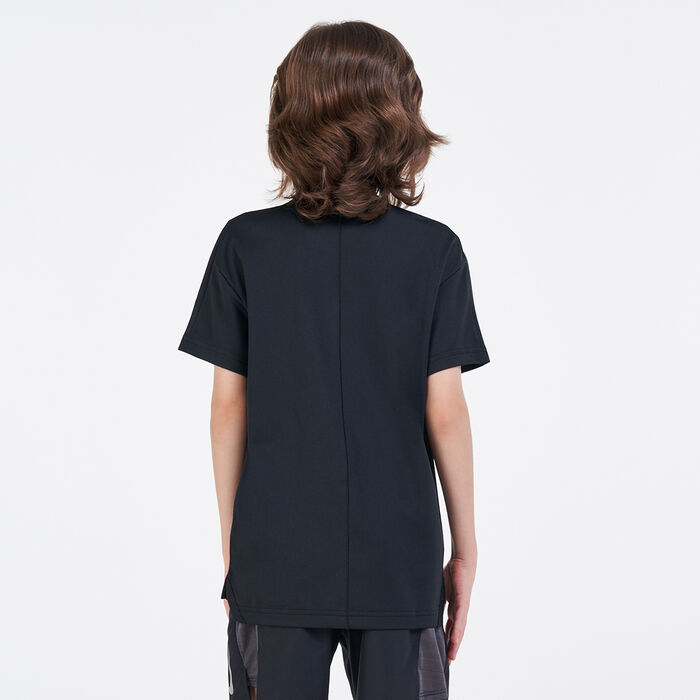 Nike Kids' Dri-FIT Breathe T-Shirt Black Nike Kids' Dri-FIT Breathe T-Shirt Black image number 1