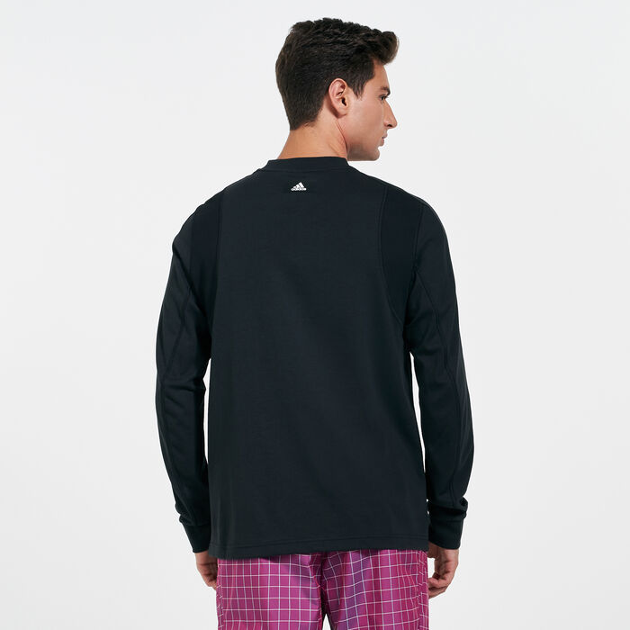 adidas Men's Sportswear 3-Stripes Sweatshirt Black adidas Men's Sportswear 3-Stripes Sweatshirt Black image number 1