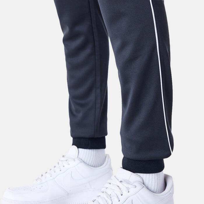 New Era Men's NBA Chicago Bulls Script Fleece Track Pants Black image number 5