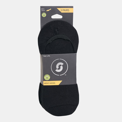 Sun and Sand Sports Men's Half-Cushioned No-Show Socks (3 Pack) - L/XL Black Sun and Sand Sports Men's Half-Cushioned No-Show Socks (3 Pack) - L/XL Black