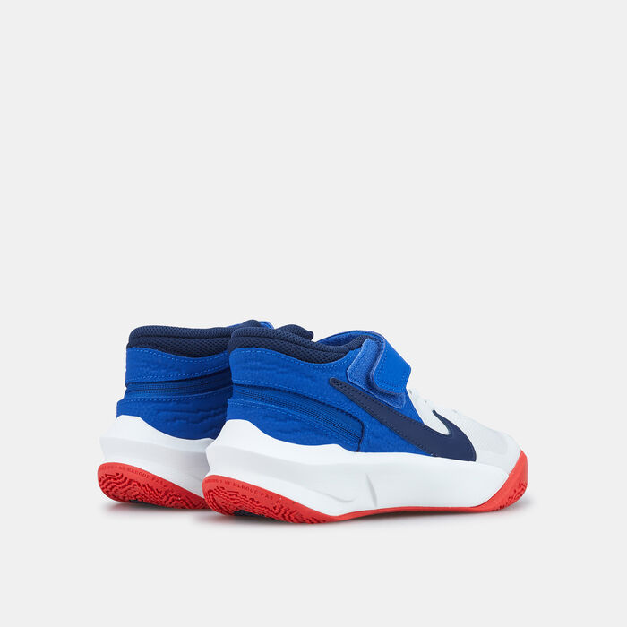 Nike Kids' Team Hustle D 10 FlyEase Shoe (Older Kids) White Nike Kids' Team Hustle D 10 FlyEase Shoe (Older Kids) White image number 2