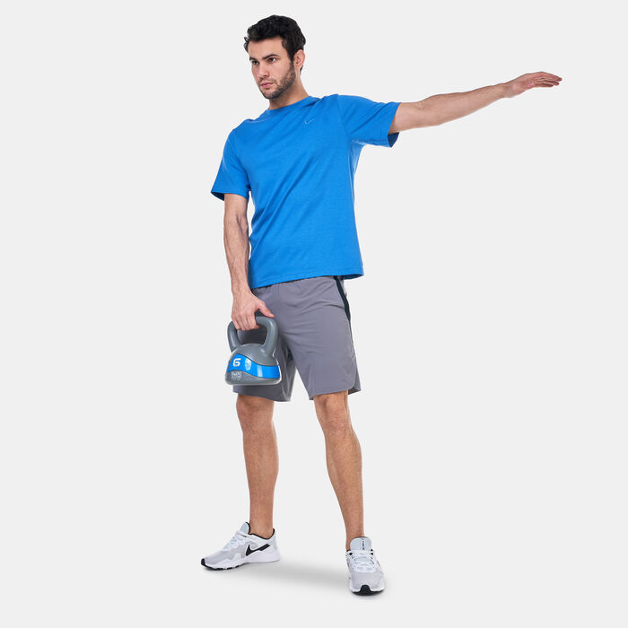 Nike Men's Primary Dri-FIT Training T-Shirt Blue Nike Men's Primary Dri-FIT Training T-Shirt Blue image number 2