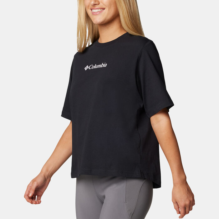 Columbia Women's North Cascades T-Shirt Black Columbia Women's North Cascades T-Shirt Black image number 2