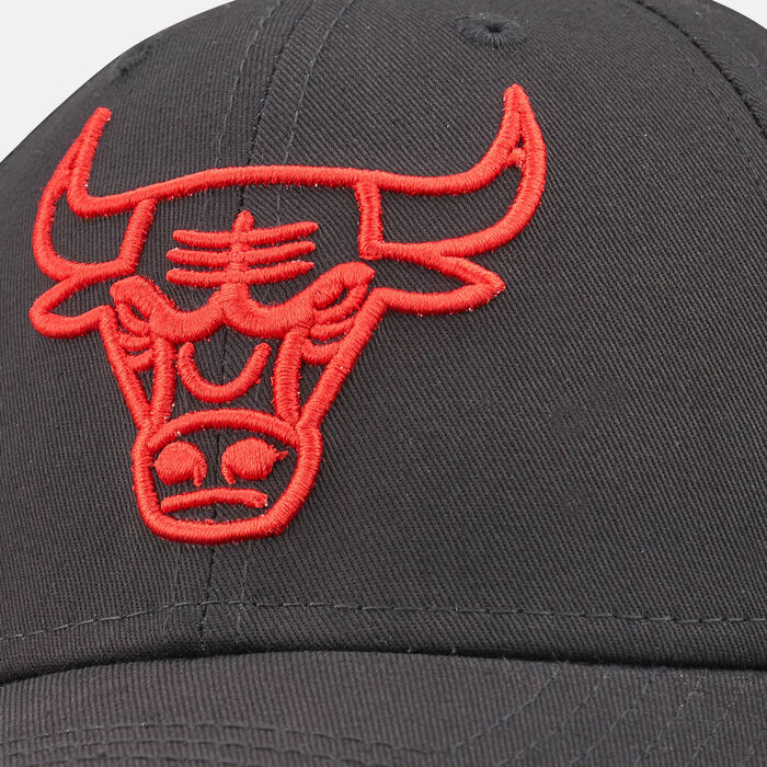 New Era Men's Chicago Bulls Neon Outline 9FORTY Cap Black New Era Men's Chicago Bulls Neon Outline 9FORTY Cap Black image number 2