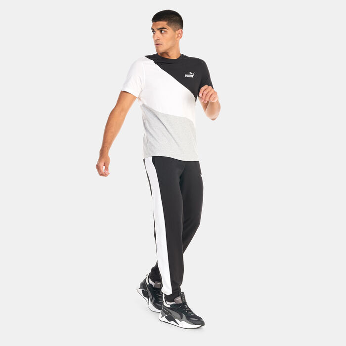 PUMA Men's POWER Cat T-Shirt Grey PUMA Men's POWER Cat T-Shirt Grey image number 2