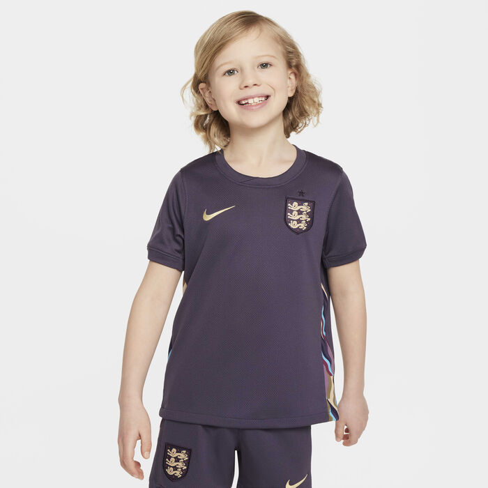 Nike Kids' England 2024/25 Stadium Away Football Replica 3-Piece Kit Grey Nike Kids' England 2024/25 Stadium Away Football Replica 3-Piece Kit Grey image number 2
