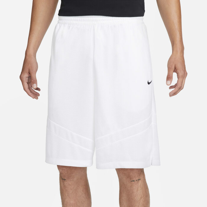 Nike Men's Icon Dri-FIT Basketball Shorts White Nike Men's Icon Dri-FIT Basketball Shorts White image number 1