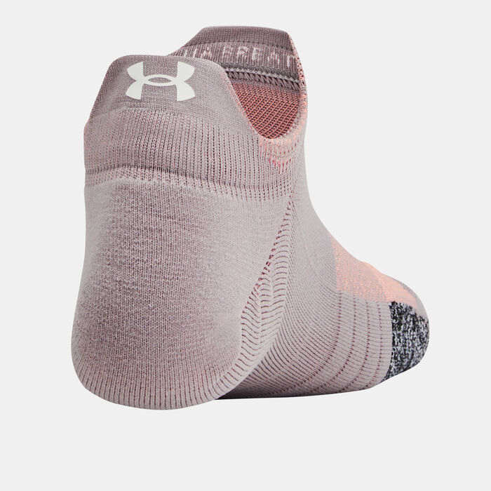 Under Armour Women's Breathe Tab No-Show Socks (3 Pairs) Grey image number 3