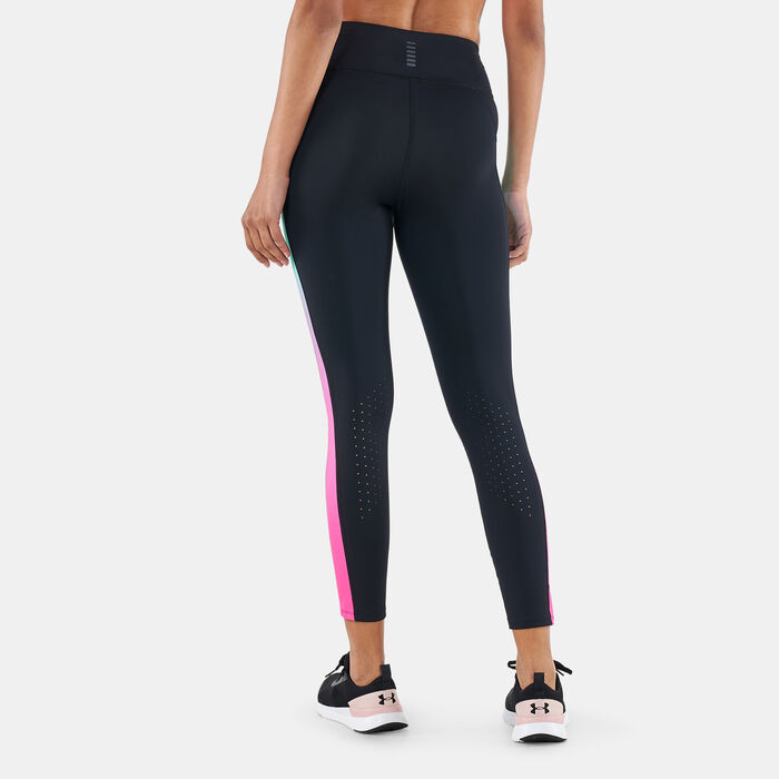 Under Armour Women's UA SpeedPocket Ankle Leggings Black Under Armour Women's UA SpeedPocket Ankle Leggings Black image number 1