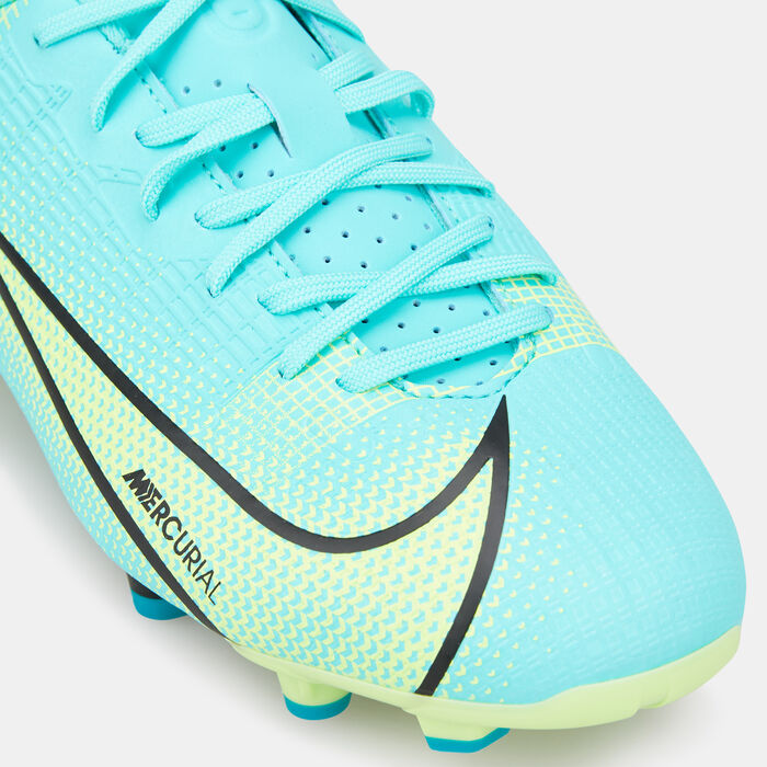 Nike Kids' Mercurial Vapor 14 Academy Multi-Ground Football Shoe Blue Nike Kids' Mercurial Vapor 14 Academy Multi-Ground Football Shoe Blue image number 4