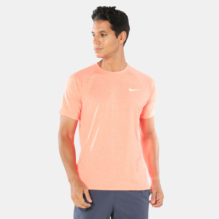 Nike Swim Men's Heathered Hydroguard Swimming Shirt Multi image number 0