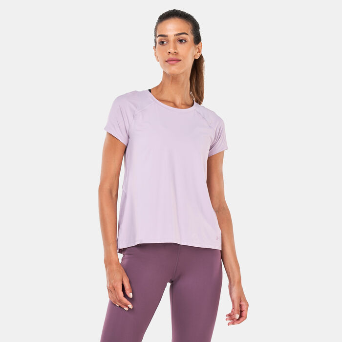 Under Armour Women's Iso-Chill Run T-Shirt Purple Under Armour Women's Iso-Chill Run T-Shirt Purple image number 0