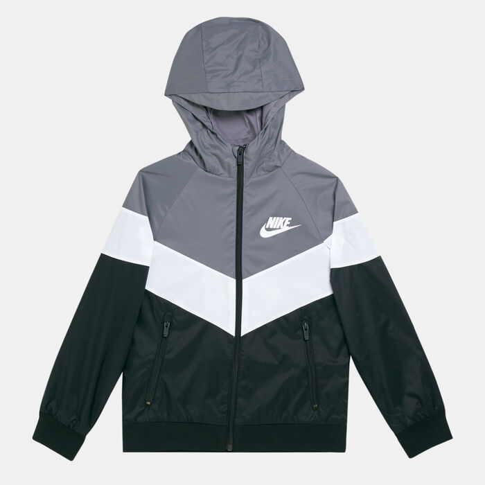 Nike Kids' Wind Runner Jacket (Older Kids) Grey Nike Kids' Wind Runner Jacket (Older Kids) Grey image number 0