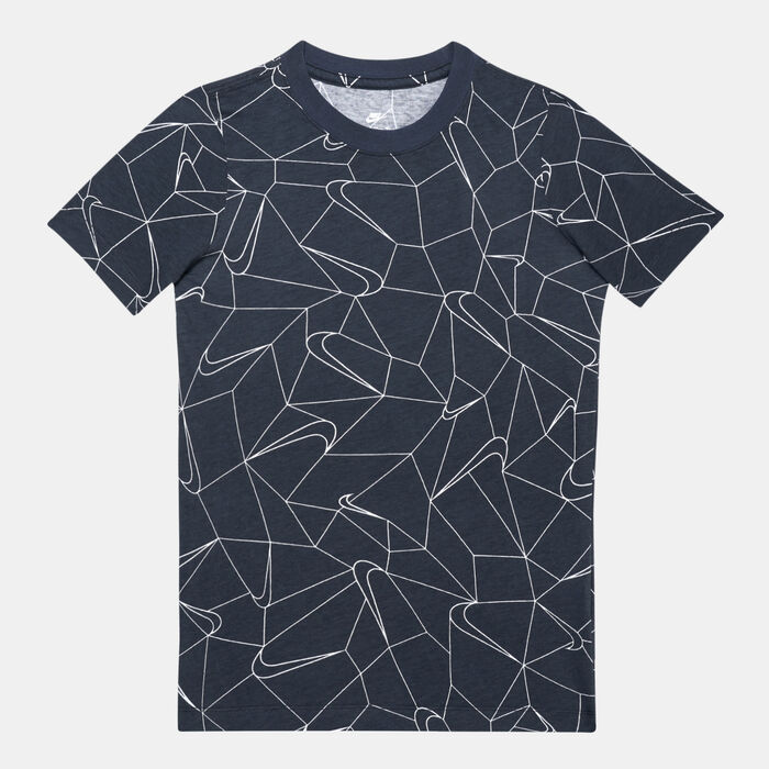 Nike Kids' Sportswear Winterized T-Shirt (Older Kids) Black Nike Kids' Sportswear Winterized T-Shirt (Older Kids) Black image number 0