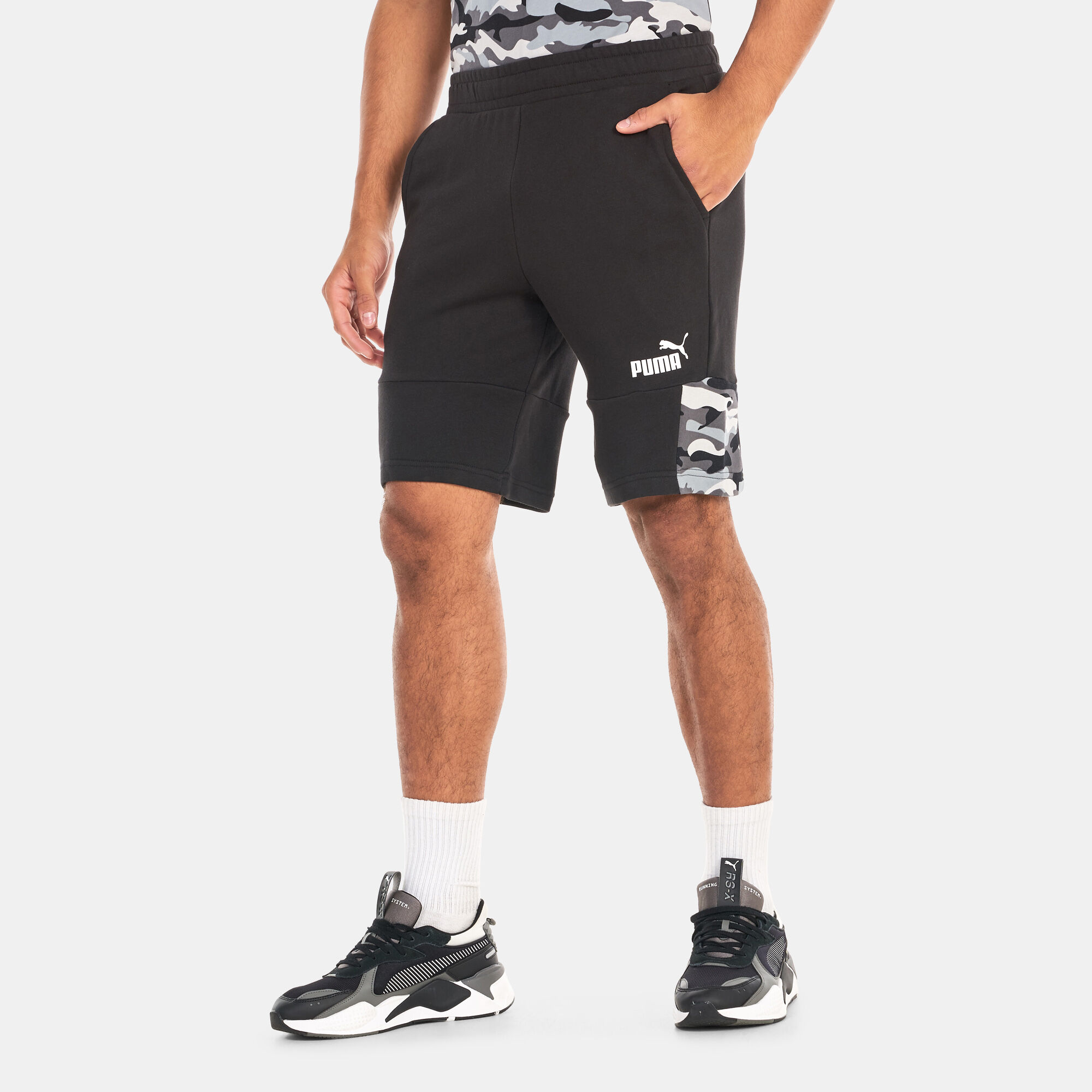 Puma camo deals shorts
