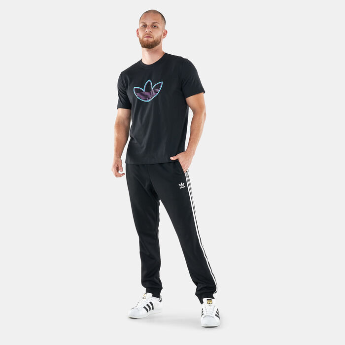 adidas Originals Men's SPRT Outline Logo T-Shirt Black adidas Originals Men's SPRT Outline Logo T-Shirt Black image number 2