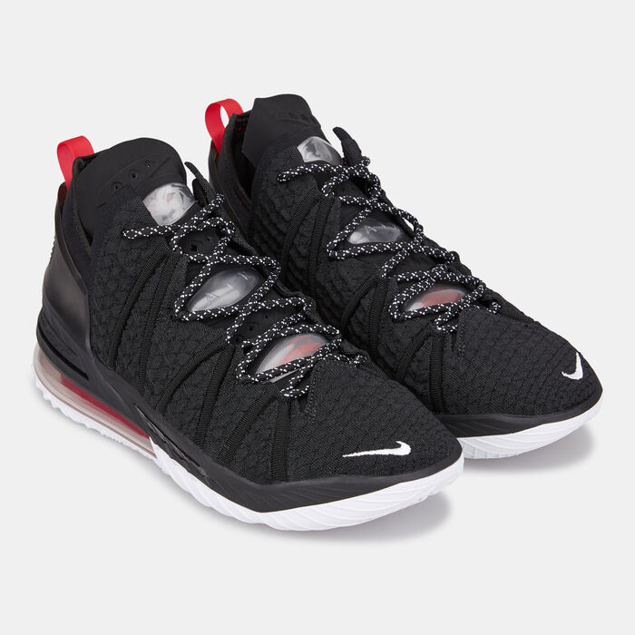 Nike Men's LeBron 18 Basketball Shoe Black Nike Men's LeBron 18 Basketball Shoe Black image number 1