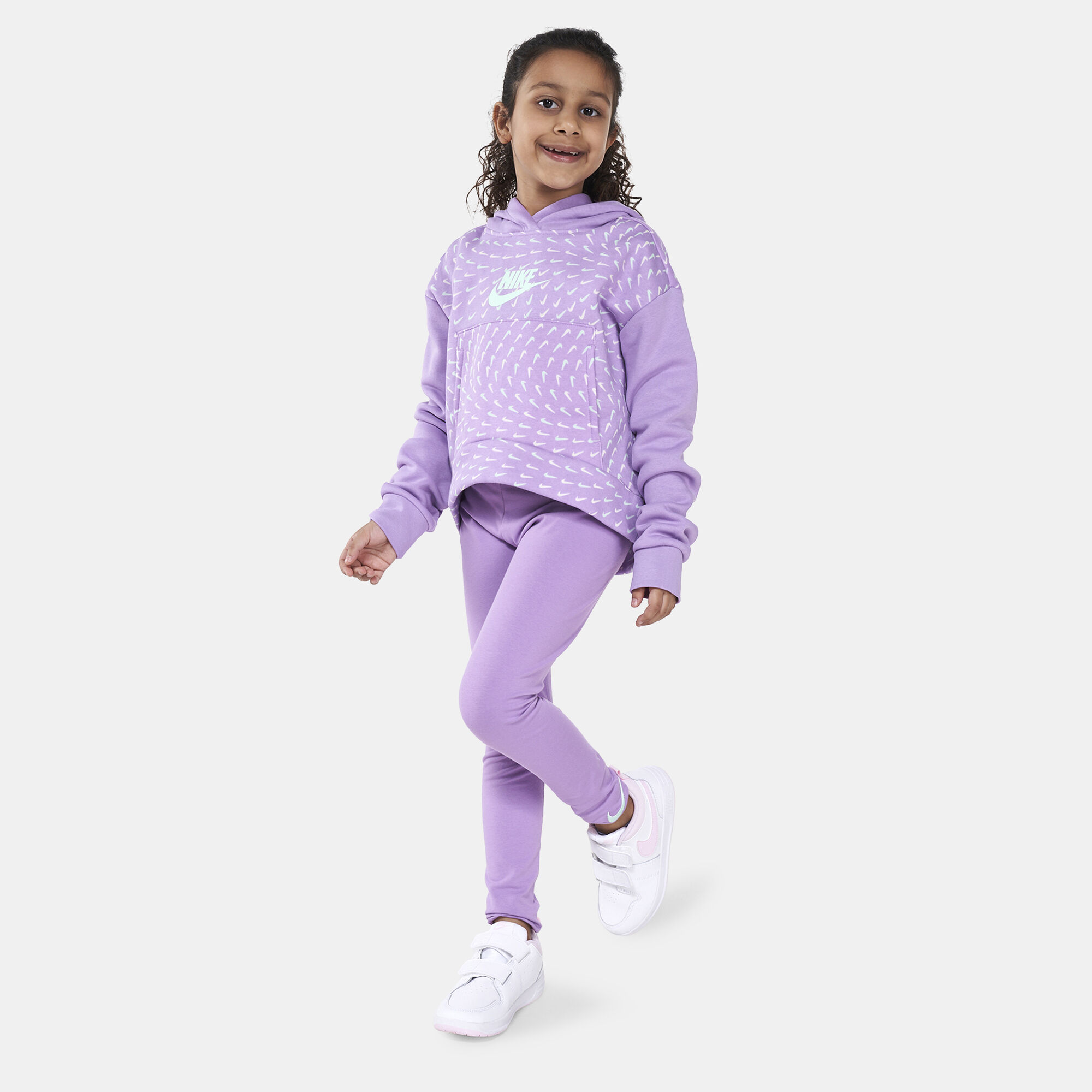 Purple nike tracksuit clearance