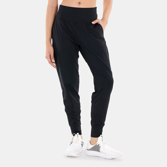 Under Armour Women's UA Meridian Joggers Black Under Armour Women's UA Meridian Joggers Black image number 0