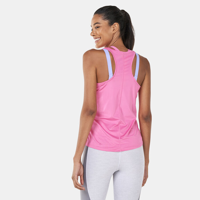 Nike Women's Dri-FIT One Training Tank Top Pink Nike Women's Dri-FIT One Training Tank Top Pink image number 1