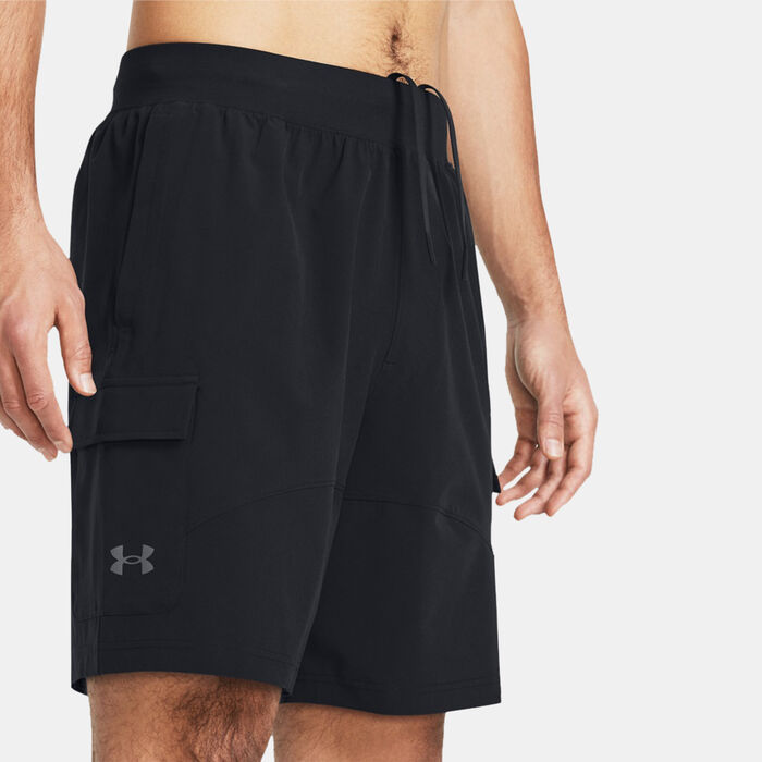 Under Armour Men's Stretch Training Cargo Shorts Black Under Armour Men's Stretch Training Cargo Shorts Black image number 3