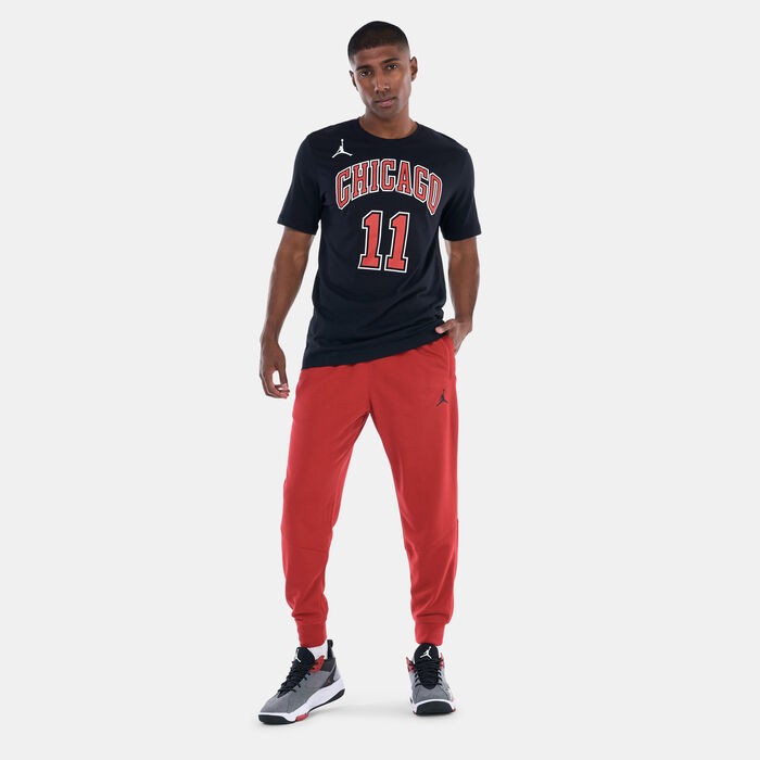 Jordan Men's Dri-FIT Sport Fleece Pants Red image number 2