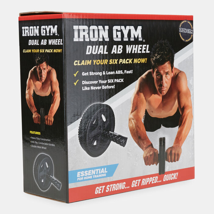 Iron Gym Dual Ab Wheel Multi image number 0