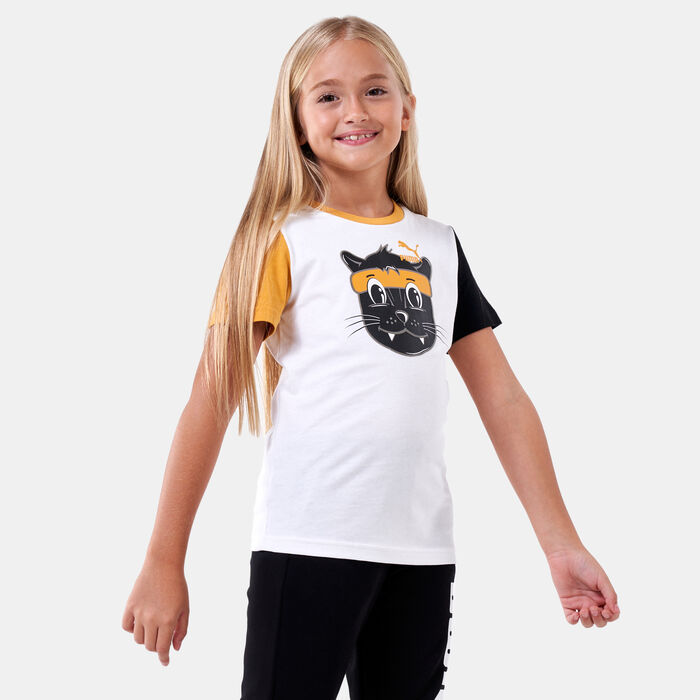 PUMA Kids' Logo T-Shirt (Younger Kids) White PUMA Kids' Logo T-Shirt (Younger Kids) White image number 0