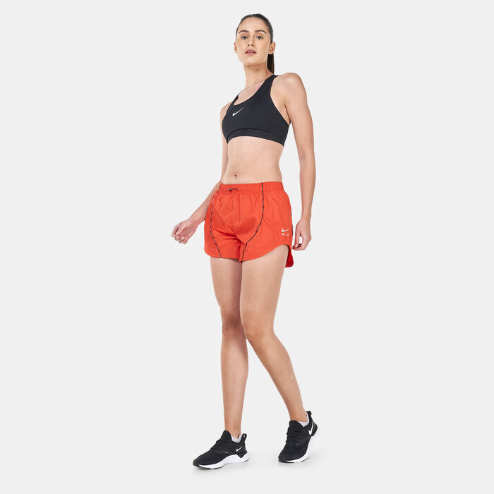 Nike Women's Air Running Shorts Orange Nike Women's Air Running Shorts Orange image number 2