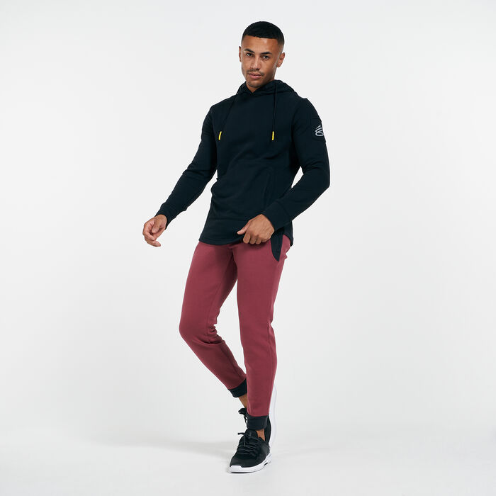 Under Armour Men's Curry UNDRTD Utility Hoodie Black Under Armour Men's Curry UNDRTD Utility Hoodie Black image number 2