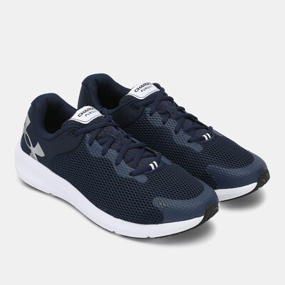 Under Armour Men's UA Charged Pursuit 2 Big Logo Running Shoe Blue Under Armour Men's UA Charged Pursuit 2 Big Logo Running Shoe Blue