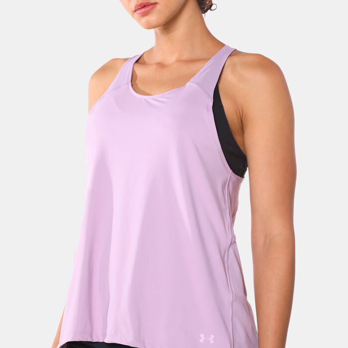 Under Armour Women's Iso-Chill Run 200 Tank Top Purple image number 3