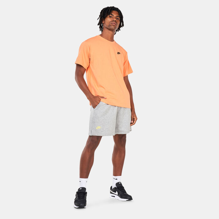 Nike Men's Sportswear Lightweight Knit T-Shirt Orange image number 2