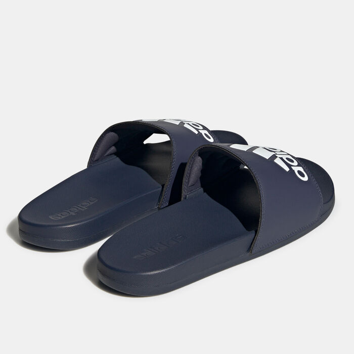 adidas Men's Adilette Comfort Slides Blue adidas Men's Adilette Comfort Slides Blue image number 5