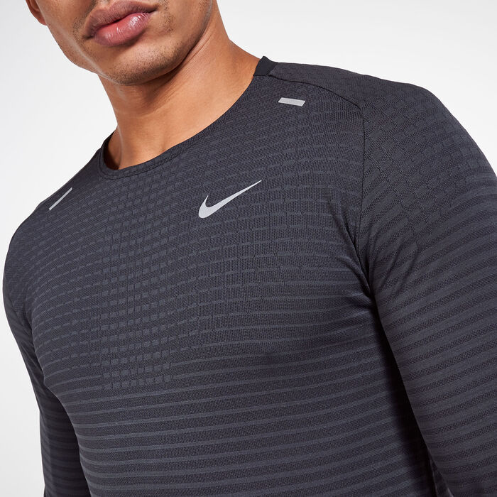Nike Men's TechKnit Ultra Long Sleeves T-Shirt Multi Nike Men's TechKnit Ultra Long Sleeves T-Shirt Multi image number 3